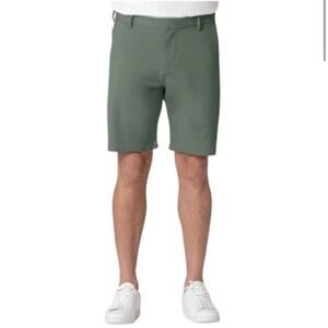 Swet Tailor Shorts The Everyday Chino Jersey Olive Pockets‎ Stretch Golf 29 NEW